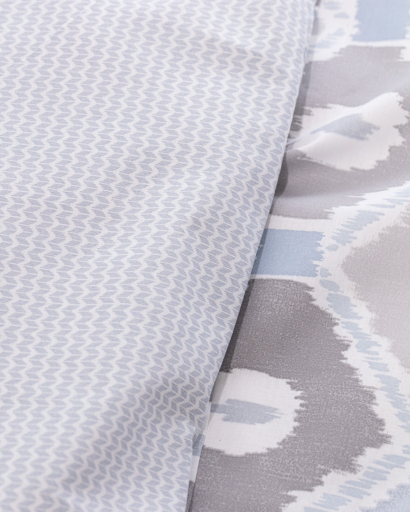 100% Cotton Ranforce Single Duvet Set - Modern Printed Design