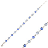 Rose Gold Plated Sterling Silver - Mini Eternity Bracelet