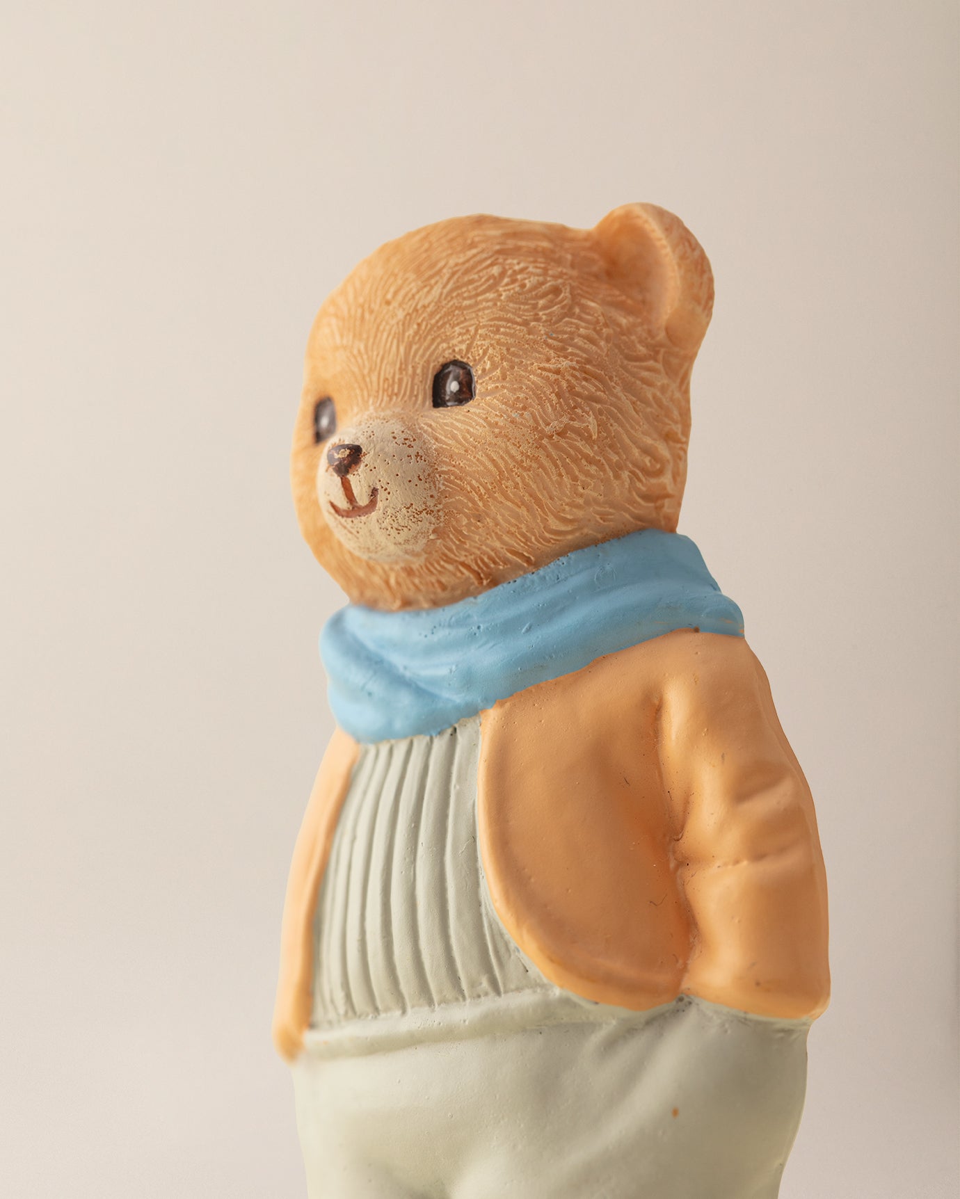 Paddington Bear Fridge Magnet - Collectible Home Decor Accent, Salmon & Blue