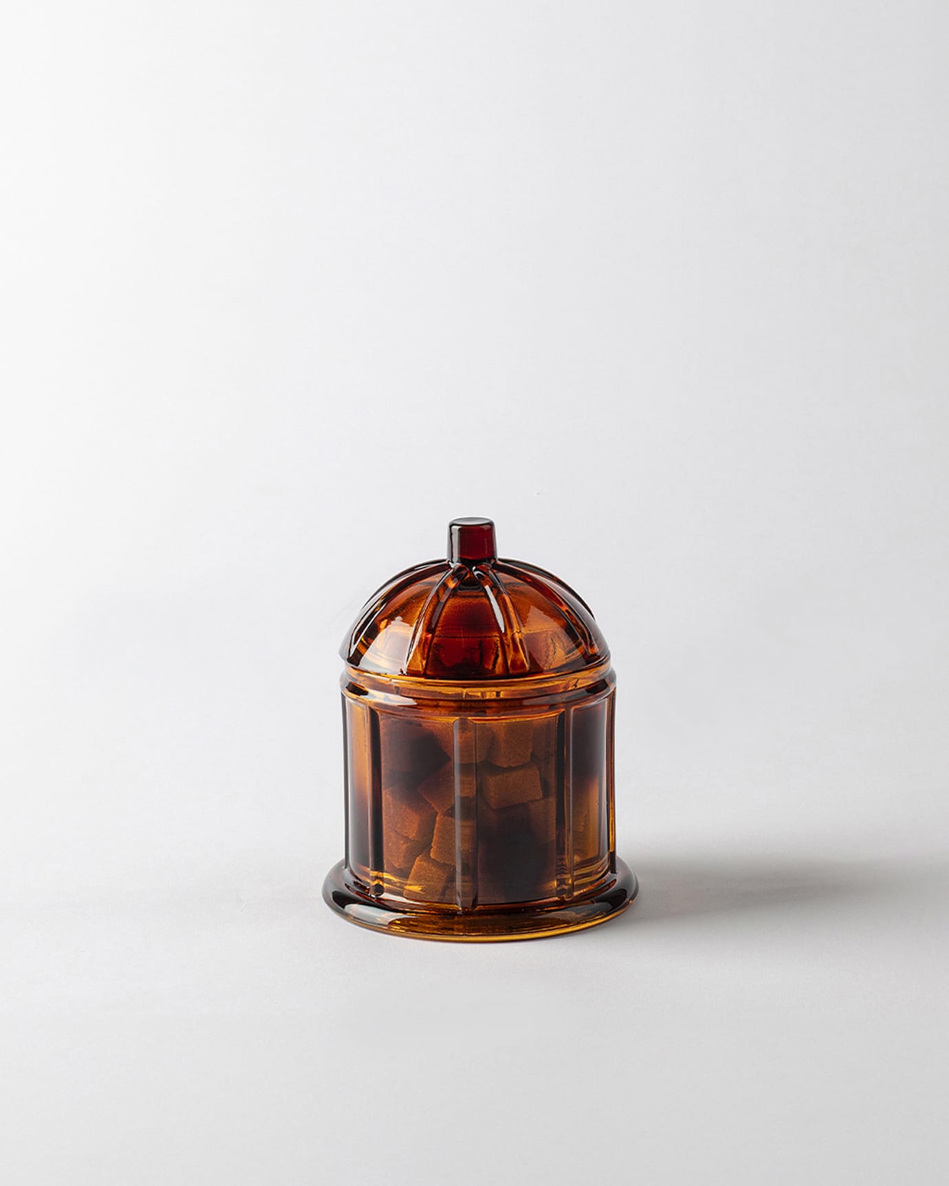 Elegant glas sukkerskål - Perfekt til moderne kaffe- og teservice