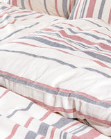 Full/Double Size Dobby Weave Duvet Cover Set - Textured Bedding