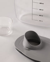 Boîte de Conservation Alimentaire Hermétique - Gris Doux - Boîte de Cuisine 2100 ml