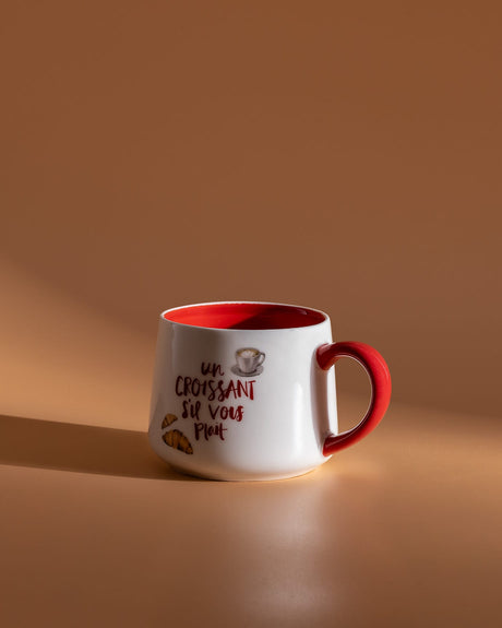 Porcelain Mug - Vibrant Corniglia-Inspired Artistic Pattern for Coffee & Tea