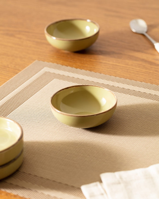 Porcelain 4-Piece Serving Bowl Set - Facile Earthy Tones