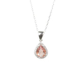 Premium Sterling Silver Zultanite Teardrop Pendant Necklace