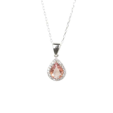 Premium Sterling Silver Zultanite Teardrop Pendant Necklace