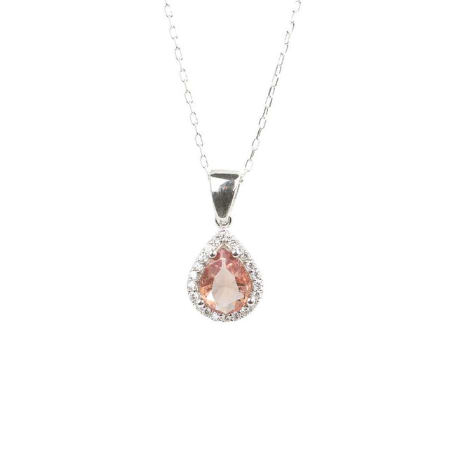 Premium Sterling Silver Zultanite Teardrop Pendant Necklace