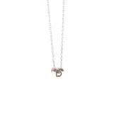 925 Sterling Silver Personalized Initial Heart Pendant Necklace