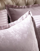 Cotton Blend Sateen King Size Duvet Set - Jacquard Weave Design