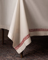 100% Cotton Ombrelot Tablecloth - Elegant Dining