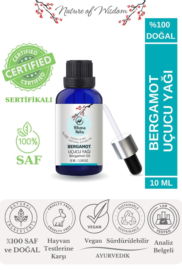 Pure Bergamot Essential Oil - For Skincare & Refreshing Aromas