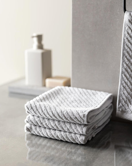 Premium 100% Cotton Hand Towels, Set of 4 - Ultra-Soft & Absorbent