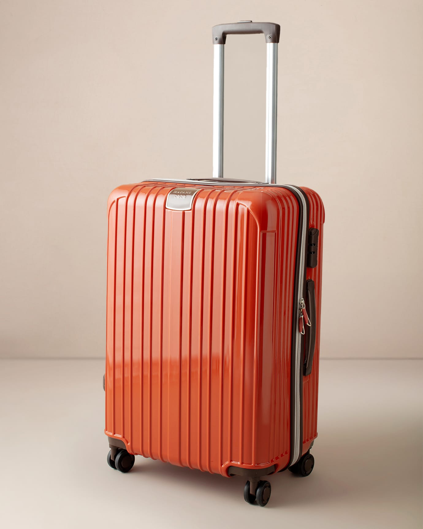 Medium Terracotta Hardshell Travel Suitcase