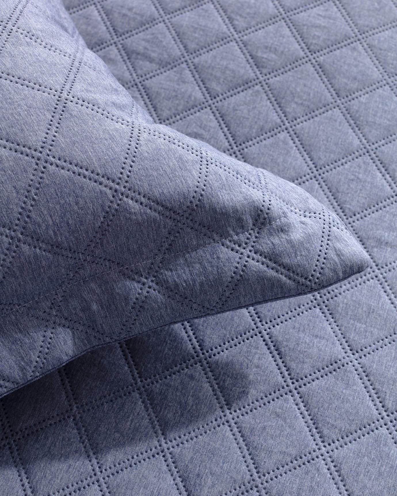 Indigo Double Bedspread Quilt - Decorative Bed Cover