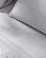 Light Grey King Size 100% Cotton Dobby Weave Bedding Set