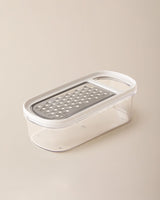 2-Piece Kitchen Grater Set - Handheld Food Shredder - Soft Ecru