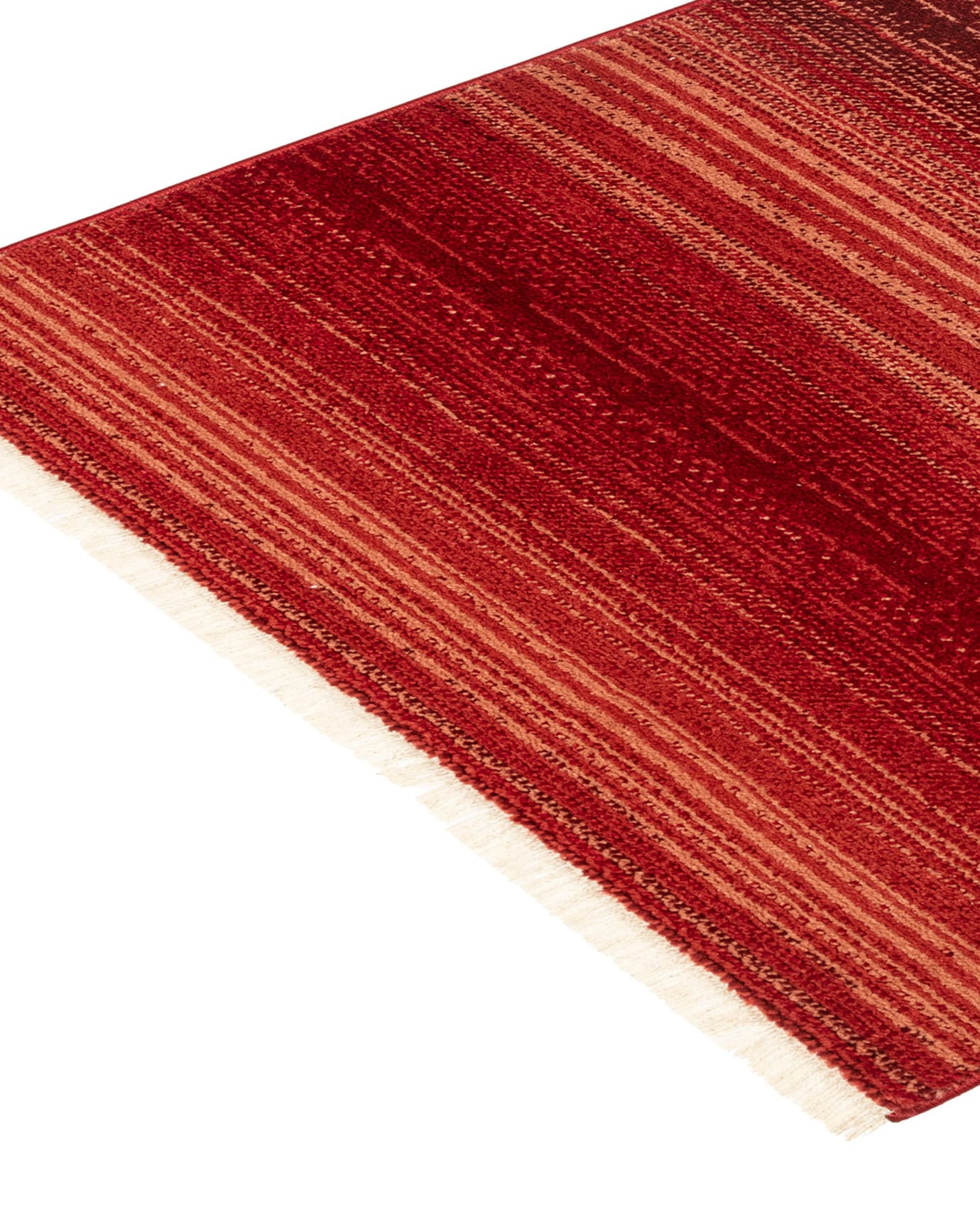 Orient Cadre Terracotta Area Rug - 76x150 cm Accent Carpet