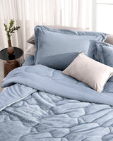 Kaira King Size Bedding Set - Indigo