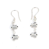Premium 925 Sterling Silver Butterfly Drop Earrings
