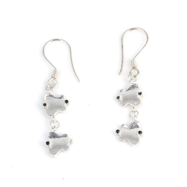 Premium 925 Sterling Silver Butterfly Drop Earrings