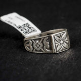 Bague florale en argent sterling - Design élégant de fleur épanouie