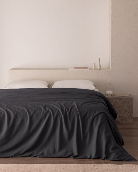 King Size 100% Cotton Sateen Bedding Set - Soft & Luxurious
