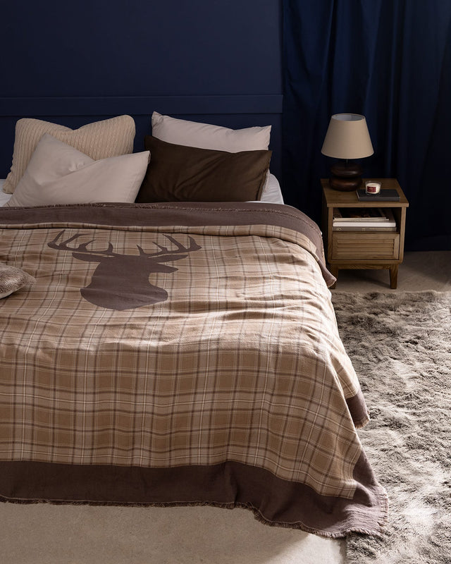 Valensole 100% Cotton Bedspread Full/Queen Size Lightweight Bed Cover