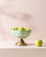 Olivier Soft Green Metal Soup Bowl - Modern Decorative Serving Dish