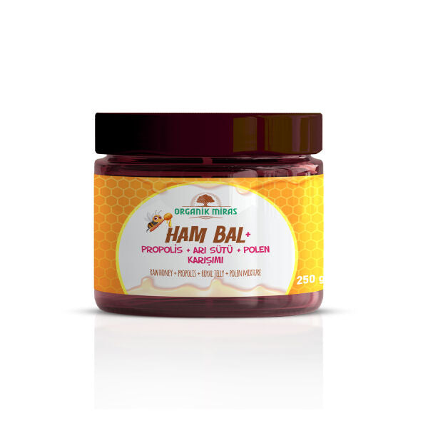 Premium Raw Honey Propolis Royal Jelly Pollen Blend