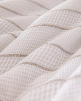 100% Cotton Yarn-Dyed Double Duvet Cover Set - Soft & Breathable