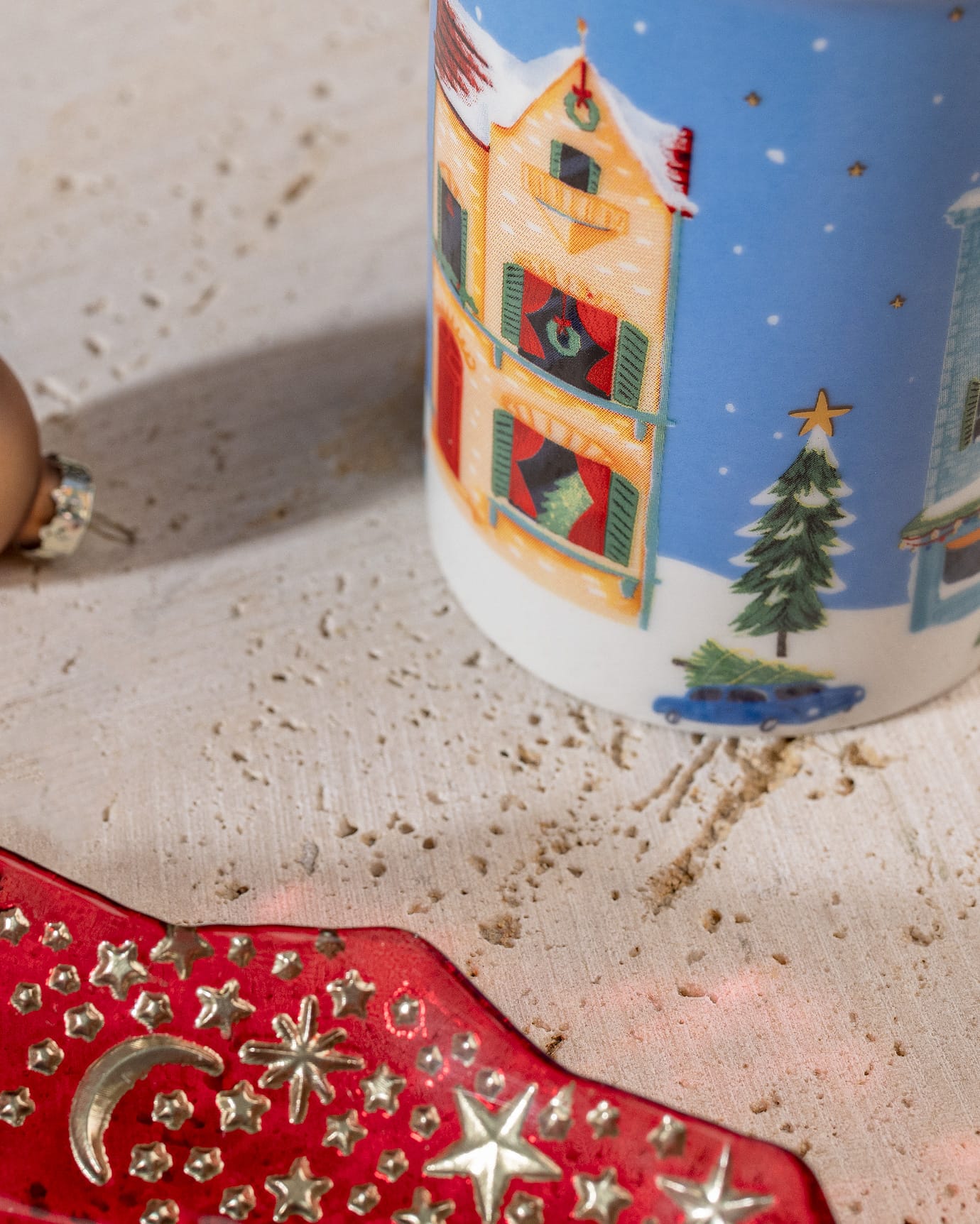New Bone China Mug - Vibrant Reve Carol Collection