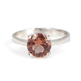 Premium 925 Sterling Silver Round Zultanite Ring