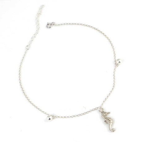 Premium 925 Sterling Silver Seahorse Ankle Bracelet