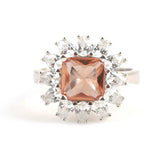 Premium Sterling Silver Zultanite Baguette Ring