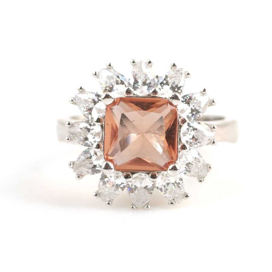 Premium Sterling Silver Zultanite Baguette Ring