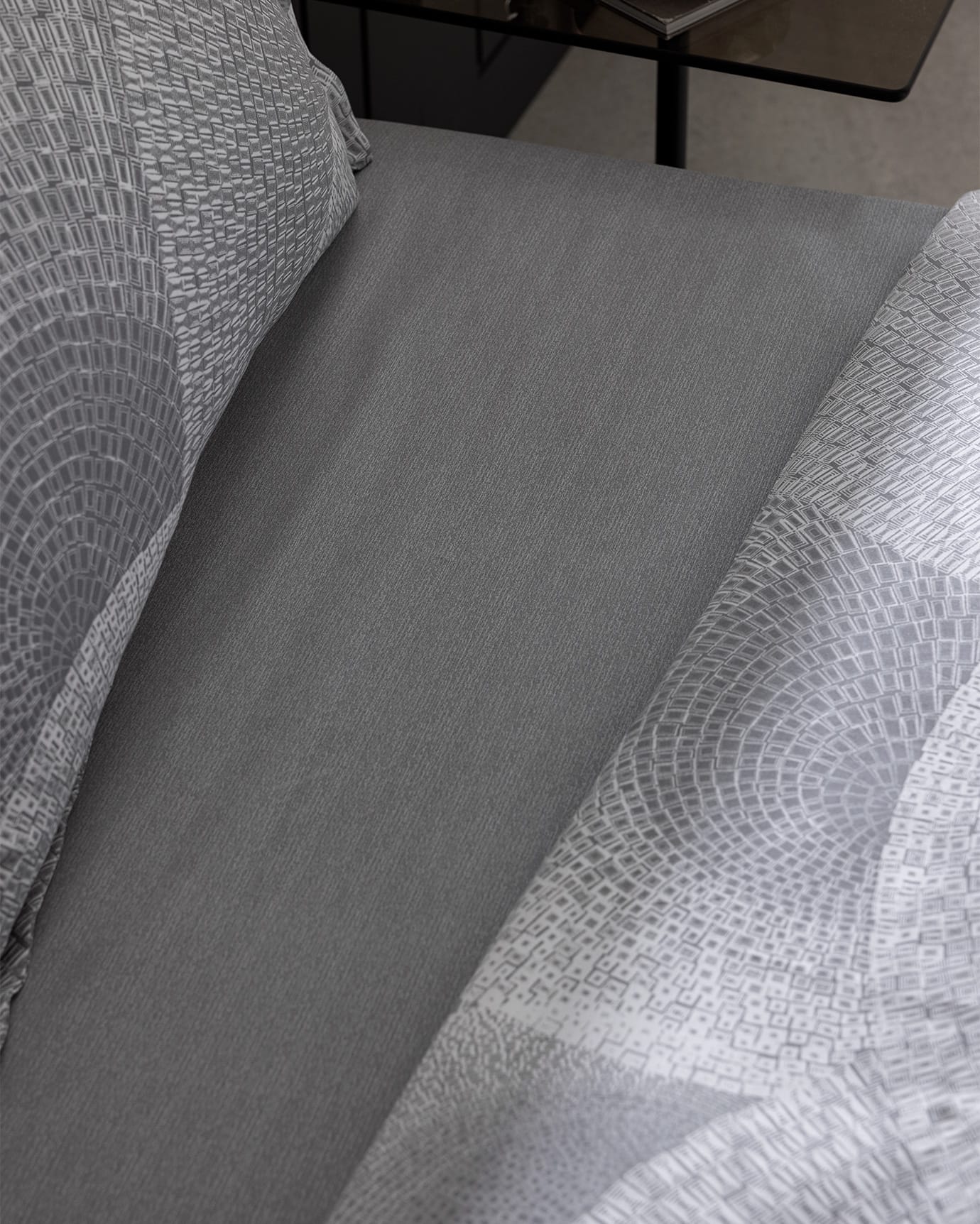 Rochelle 100% Cotton Printed Sateen Twin Duvet Cover Set