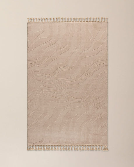 Modern Embossed Textured Area Rug - Elegant Home Decor Carpet