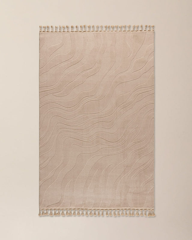 Modern Embossed Textured Area Rug - Elegant Home Decor Carpet