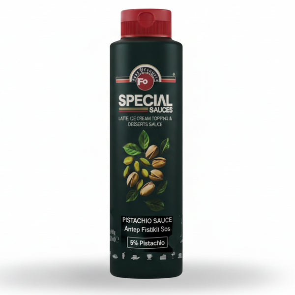 Antep Pistachio Topping Sauce - Gourmet Dessert Drizzle & Chocolate Filling (940g)