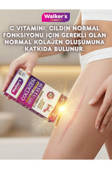 5 Arten von Kollagen mit Keratin, Biotin, Zink - 60 Tabletten