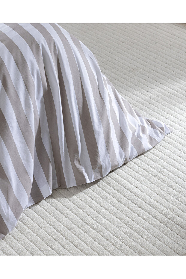 Avignon Double Duvet Cover Set - 100% Cotton Beige