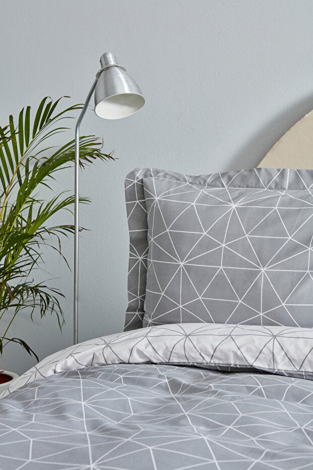 Colby 100% Cotton Double Duvet Cover Set - 4 Piece