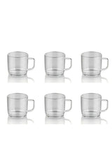 Premium Unbreakable Polycarbonate Tea Coffee Mugs - 250ml (6-Pack)