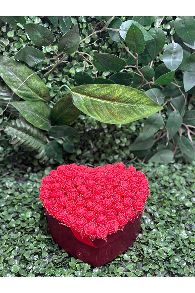 Romantic Heart Gift Set with Teddy Bear, Snow Globe & Necklace