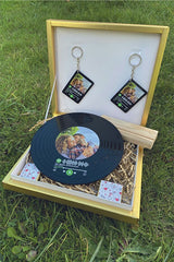 Personalized Spotify Plaque & Keychain Set - Custom Photo & Song