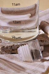 1000ml Borosilicate Glass Water Bottle - Time Marker Hydration