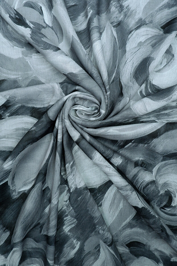 Rose Weiche Baumwollschal - Elegantes Florales Design