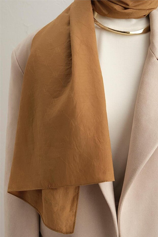 Trend Monogram Šál, Protiskluzový, 4-sezónní Polyester