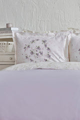 Nevra Double Piqué Summer Bedding Set - 100% Cotton Lilac
