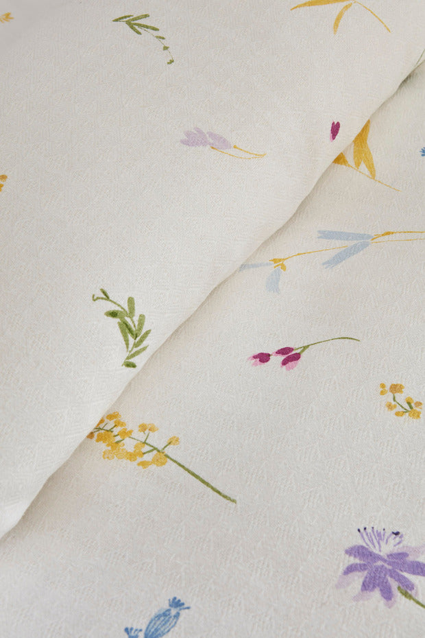 Jody Double Duvet Cover Set - 100% Cotton Wildflower Design